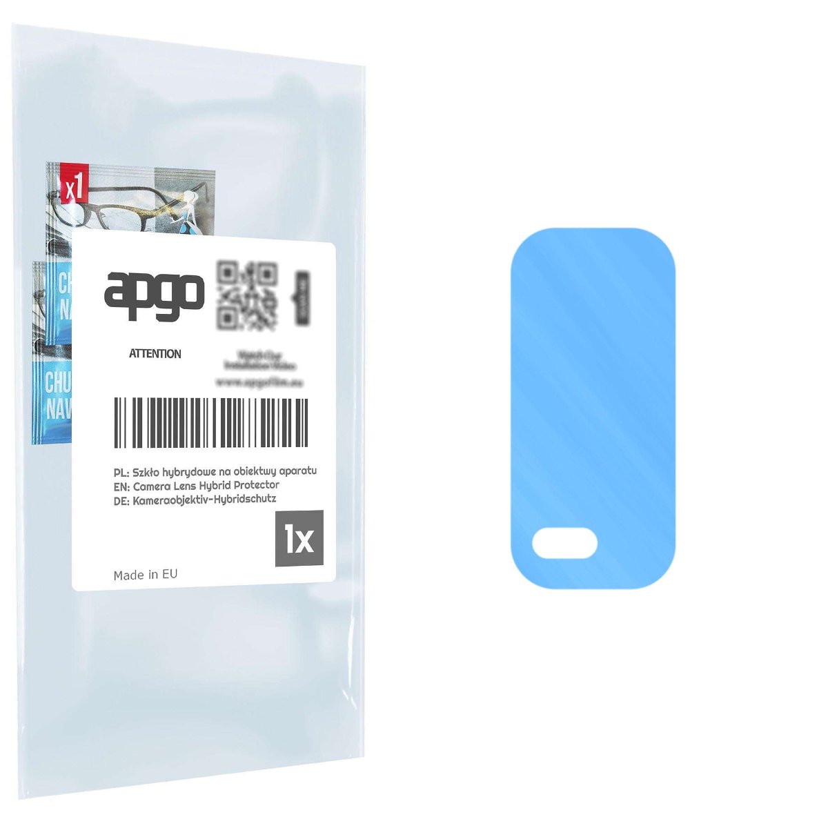 1x Szkło hybrydowe na aparat obiektyw kamerę 9H do Vivo Y20 2020 - apgo hybrid Camera Lens Protector