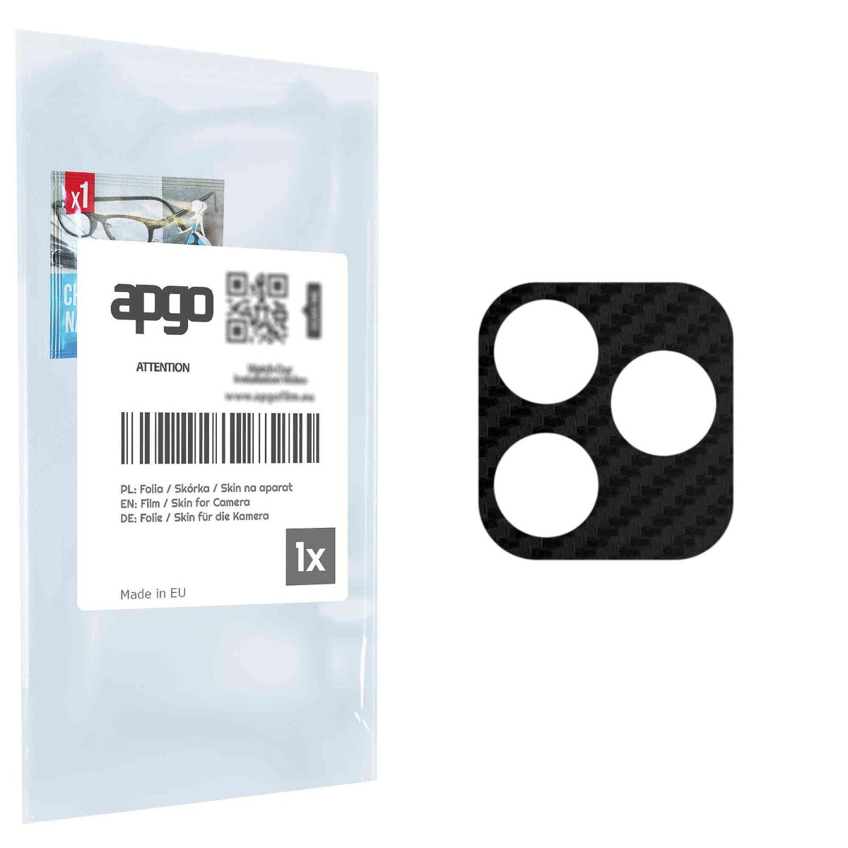 Folia naklejka skórka strukturalna na wyspę aparatu do myPhone Fun 9 - różne kolory na kamerę, obiektyw apgo SKINS Lens Protector