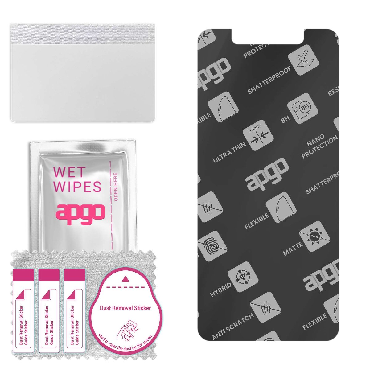 Szkło hybrydowe MATOWE do Motorola One (P30 Play)