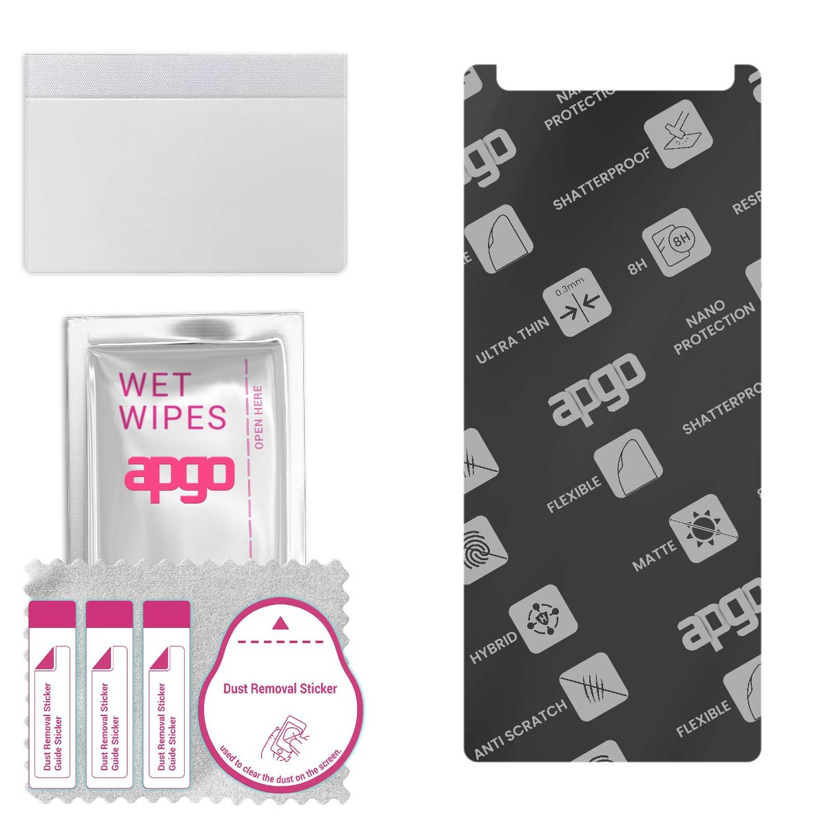 Szkło hybrydowe MATOWE do Sony Xperia 8 Lite