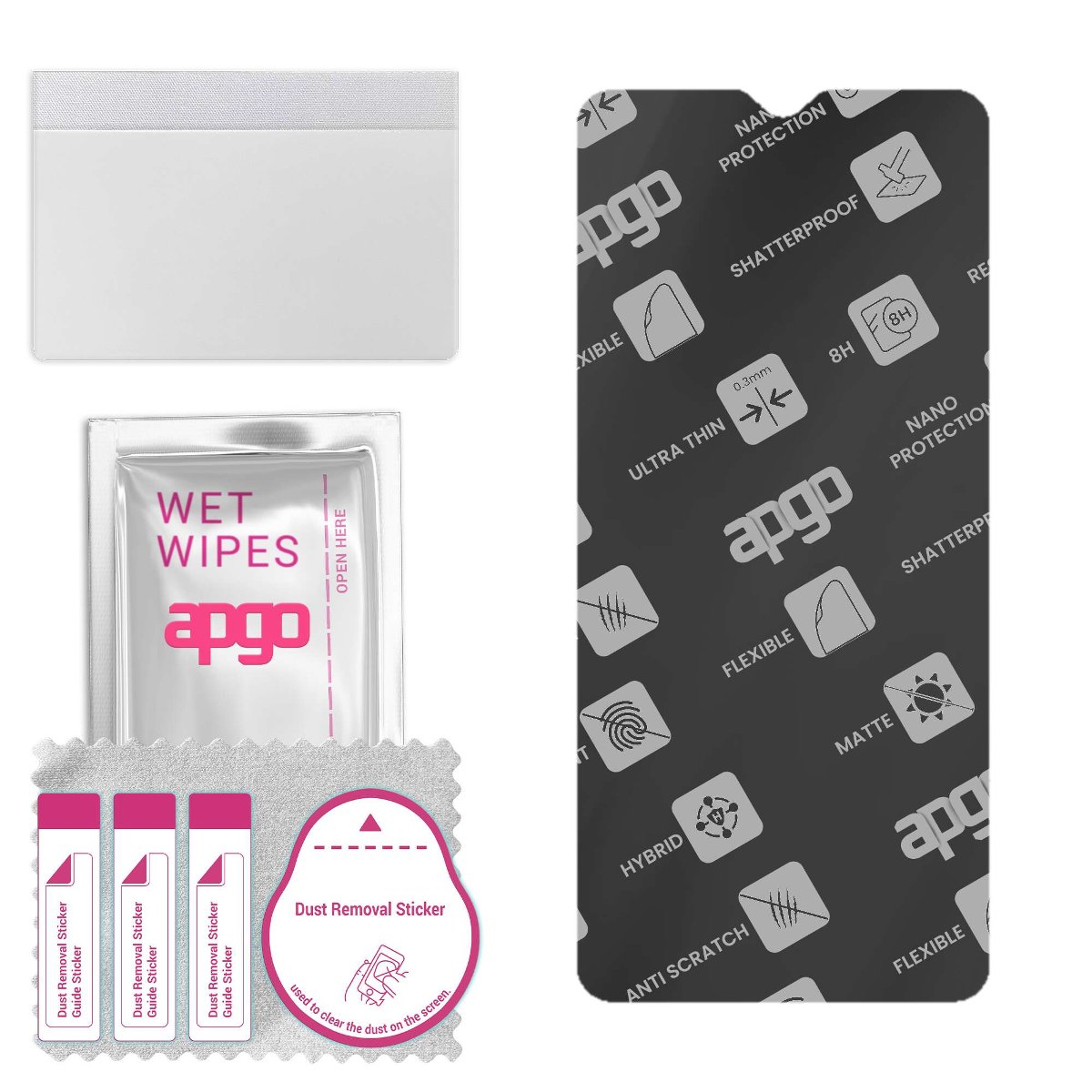 Szkło hybrydowe MATOWE do Xiaomi Mi 9 Lite