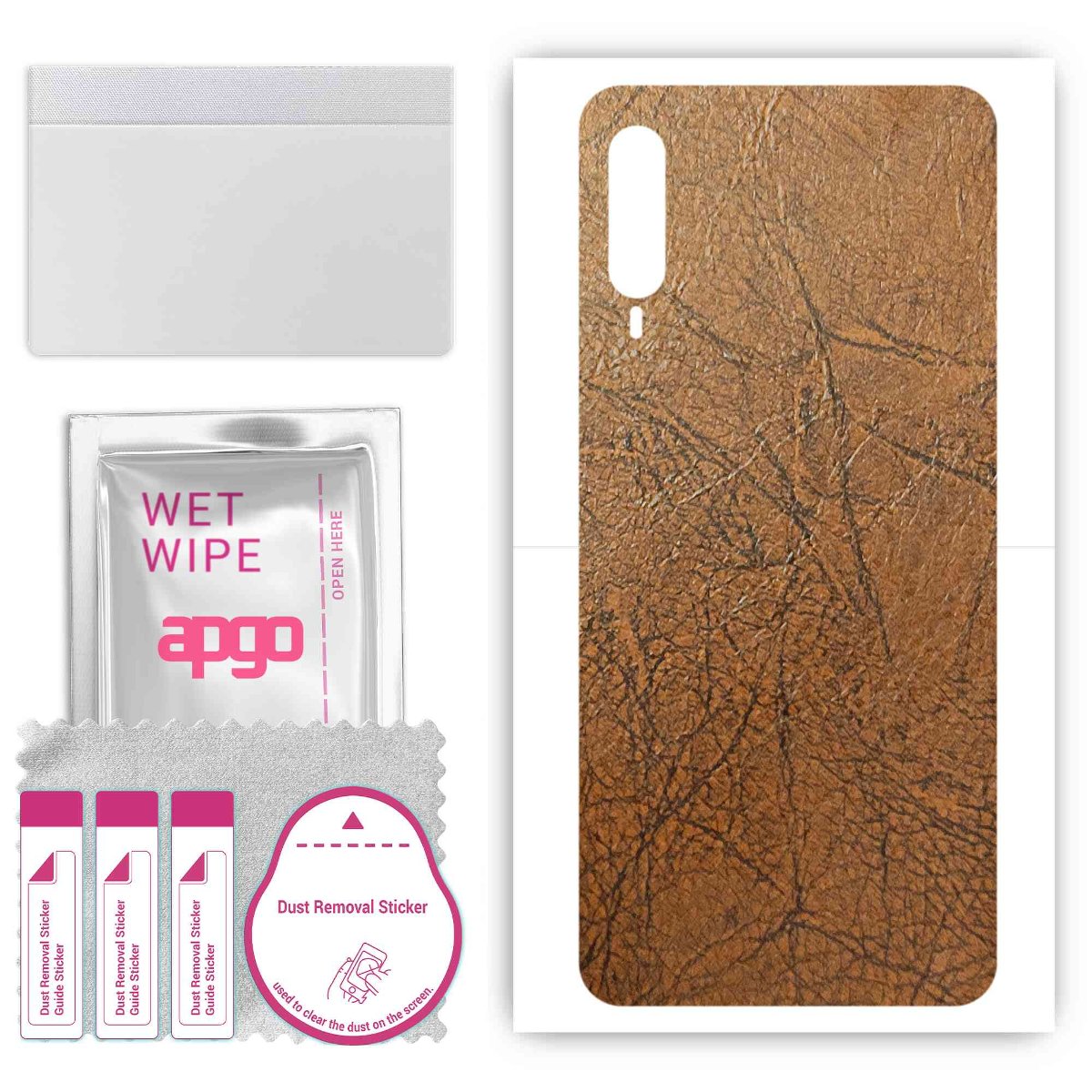 Folia naklejka skórka strukturalna na TYŁ do HTC Desire 22 Pro -  Skóra Vintage - apgo SKINS