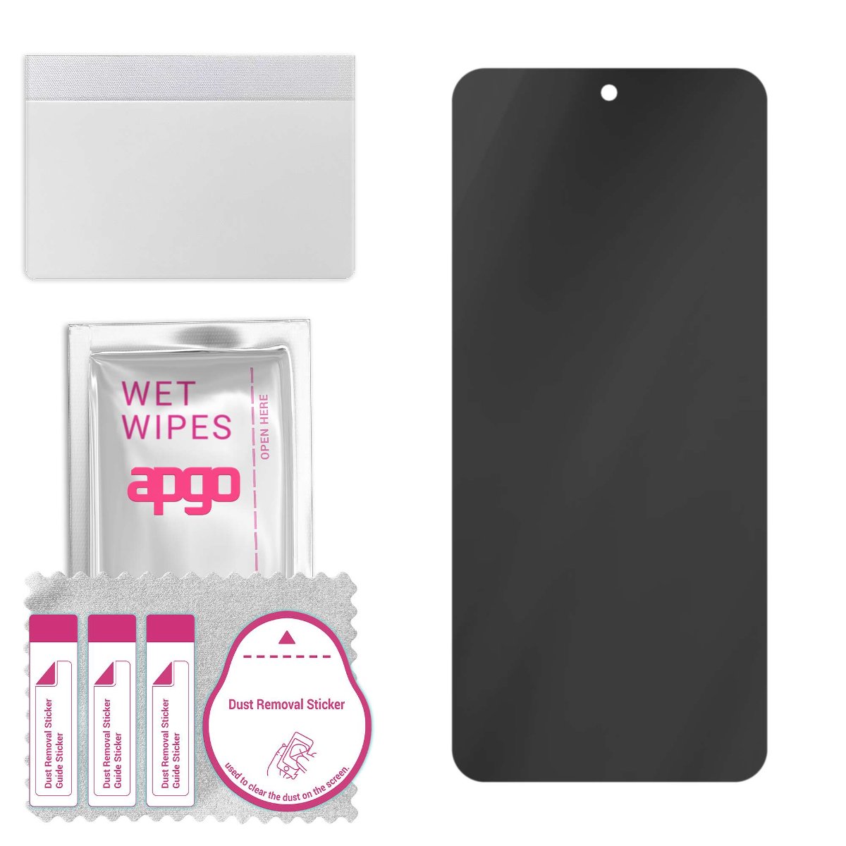 Filtr prywatyzujący Privacy 7H do Samsung Galaxy F62 - apgo Flexible Glass niepękający