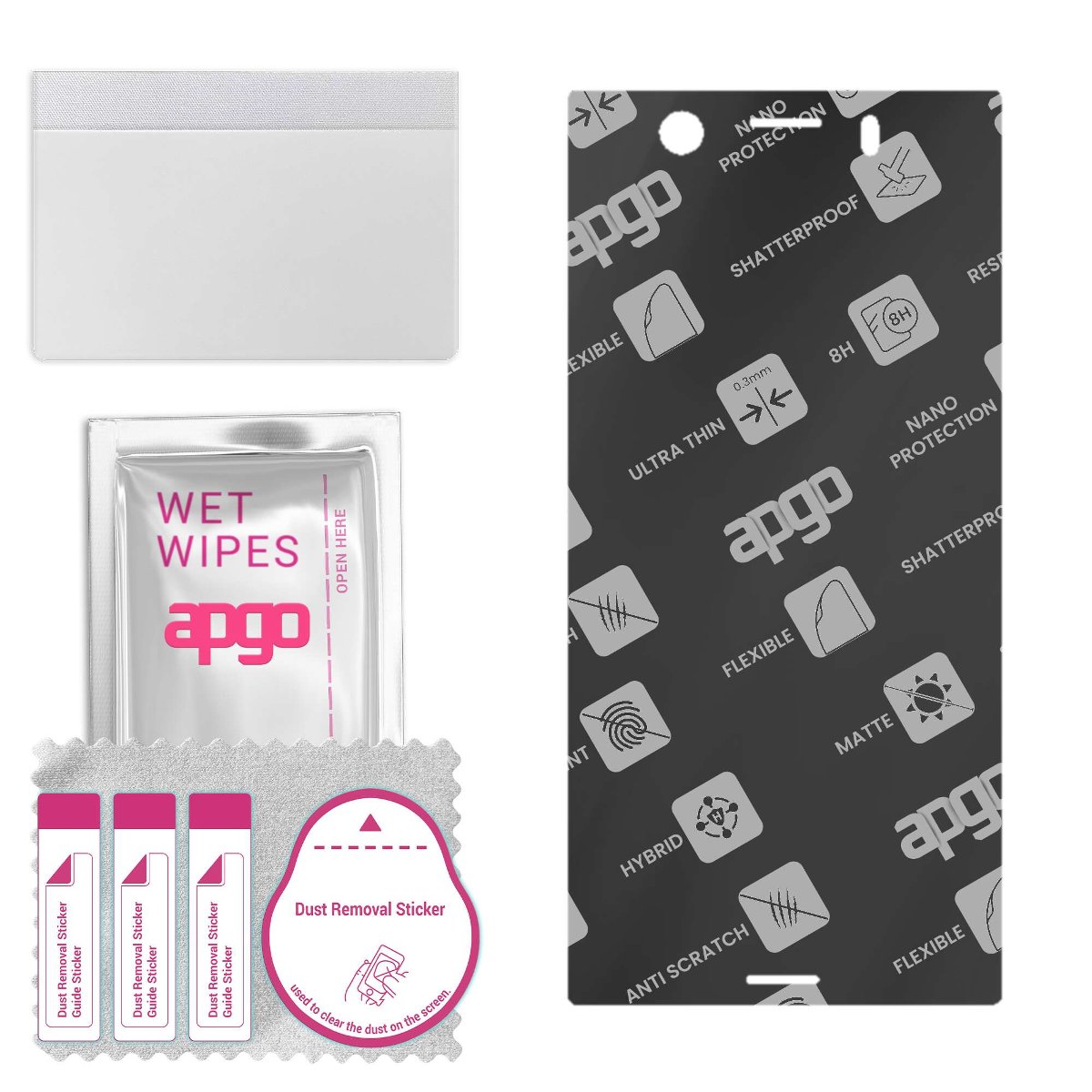 Szkło hybrydowe MATOWE do Sony Xperia XZ1 Compact