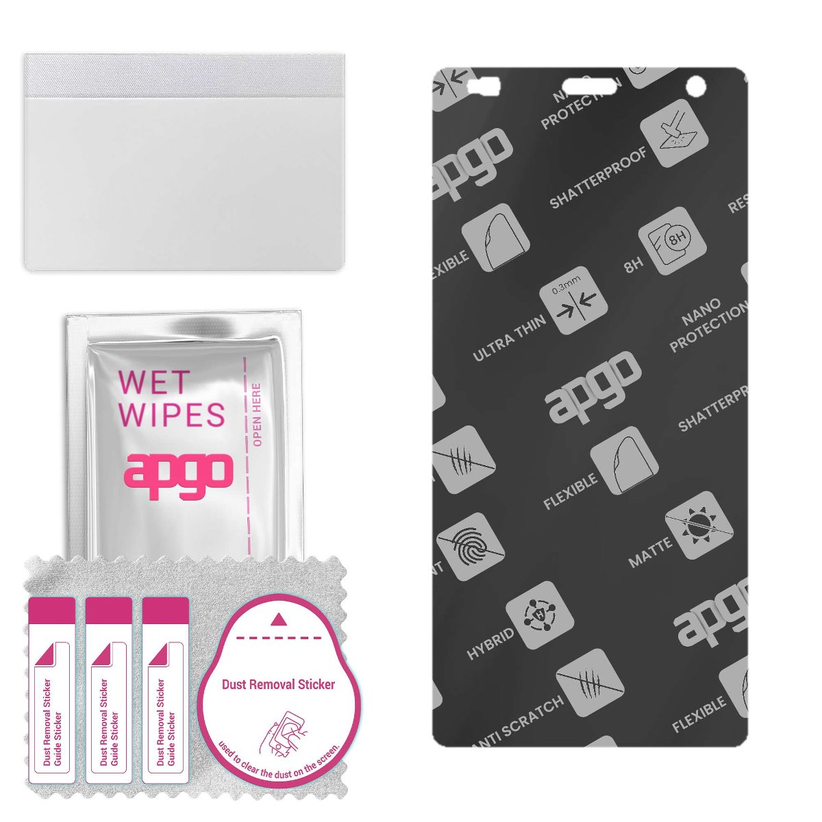 Szkło hybrydowe MATOWE do Sony Xperia XZ2