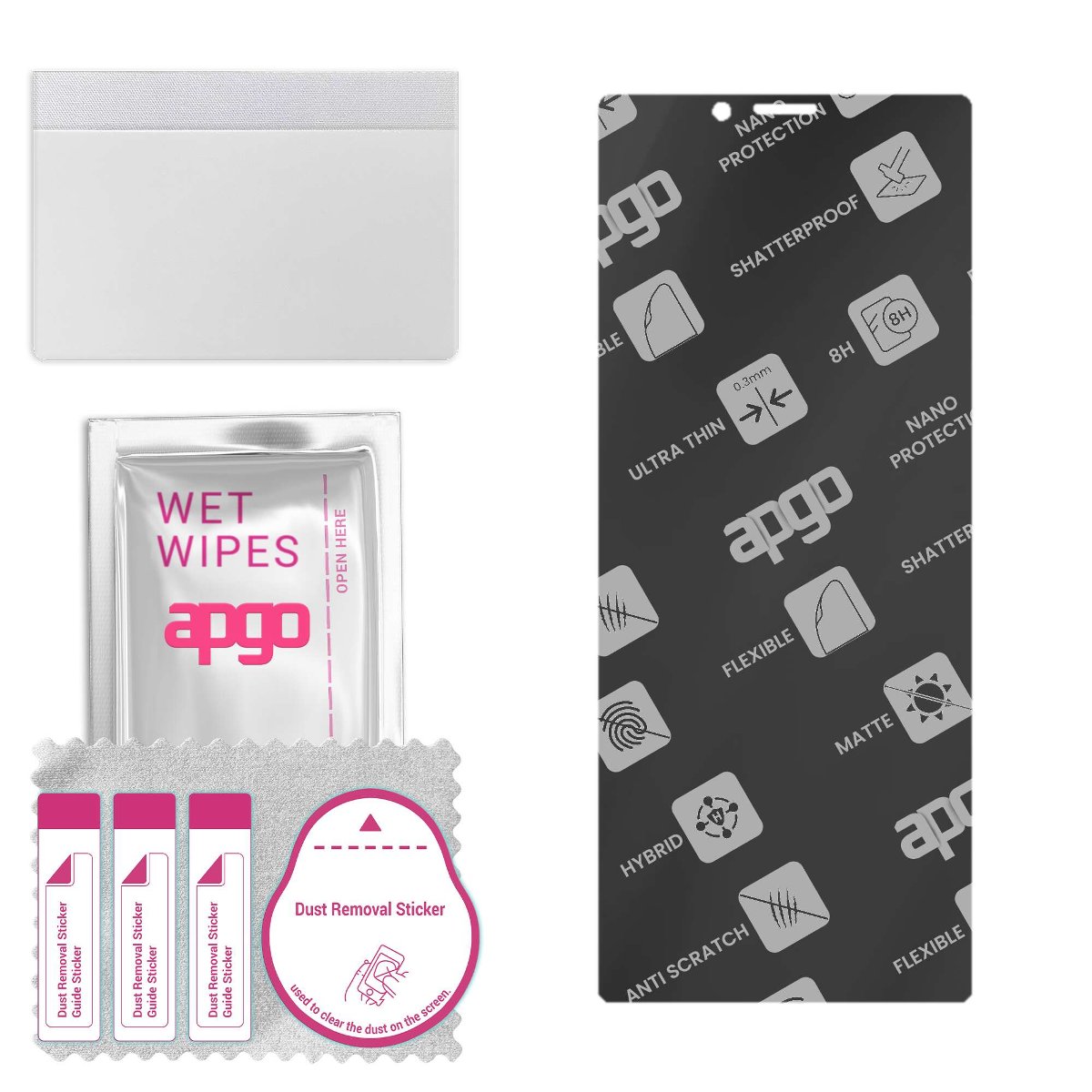 Szkło hybrydowe MATOWE do Sony Xperia 1