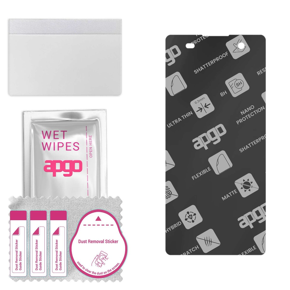 Szkło hybrydowe MATOWE do Sony Xperia XA