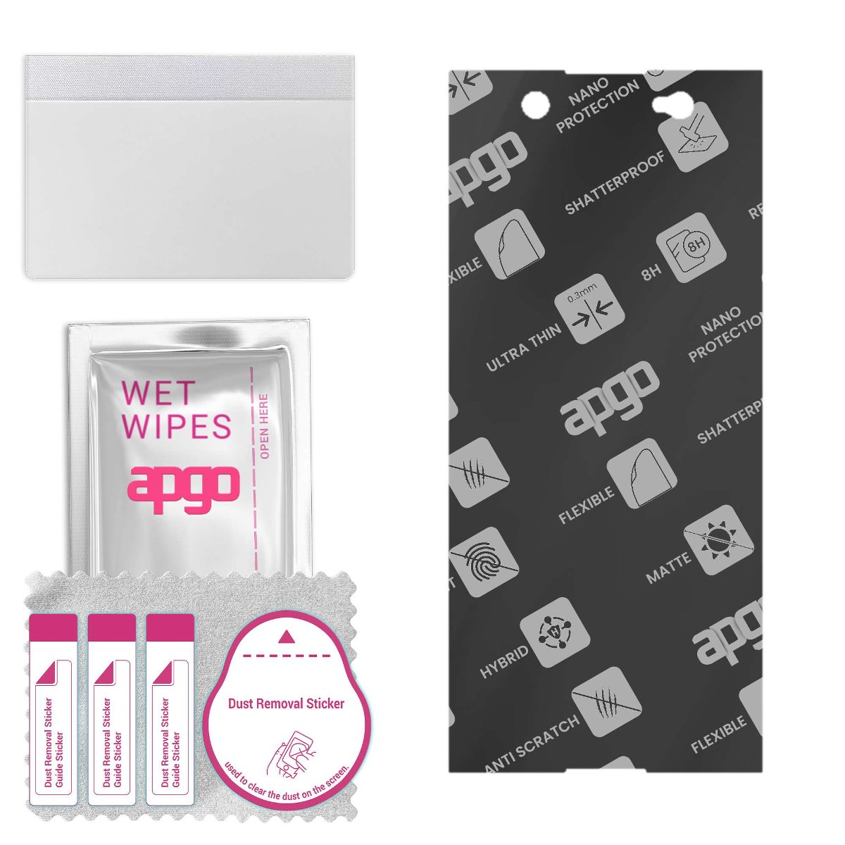 Szkło hybrydowe MATOWE do Sony Xperia XA1 Ultra