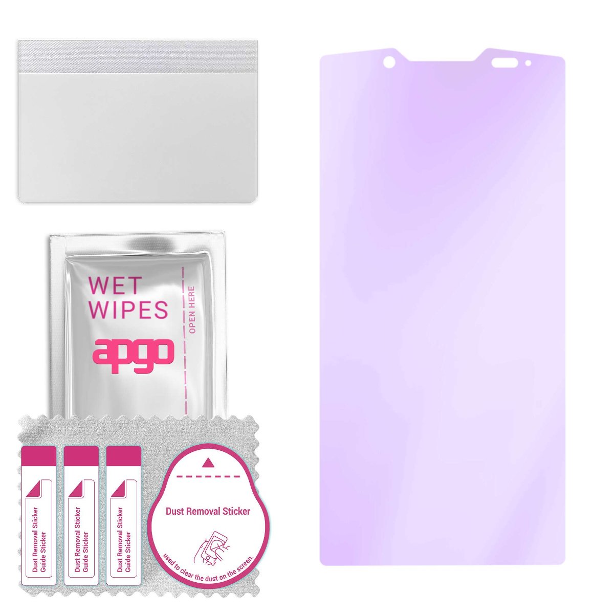 Szkło ochronne na ekran Hybrydowe 9H z filtrem ANTI-BLUE zamiennik hartowanego do Cubot King Kong Mini 2 Pro - apgo hybrid ANTI-BLUE Flexible...