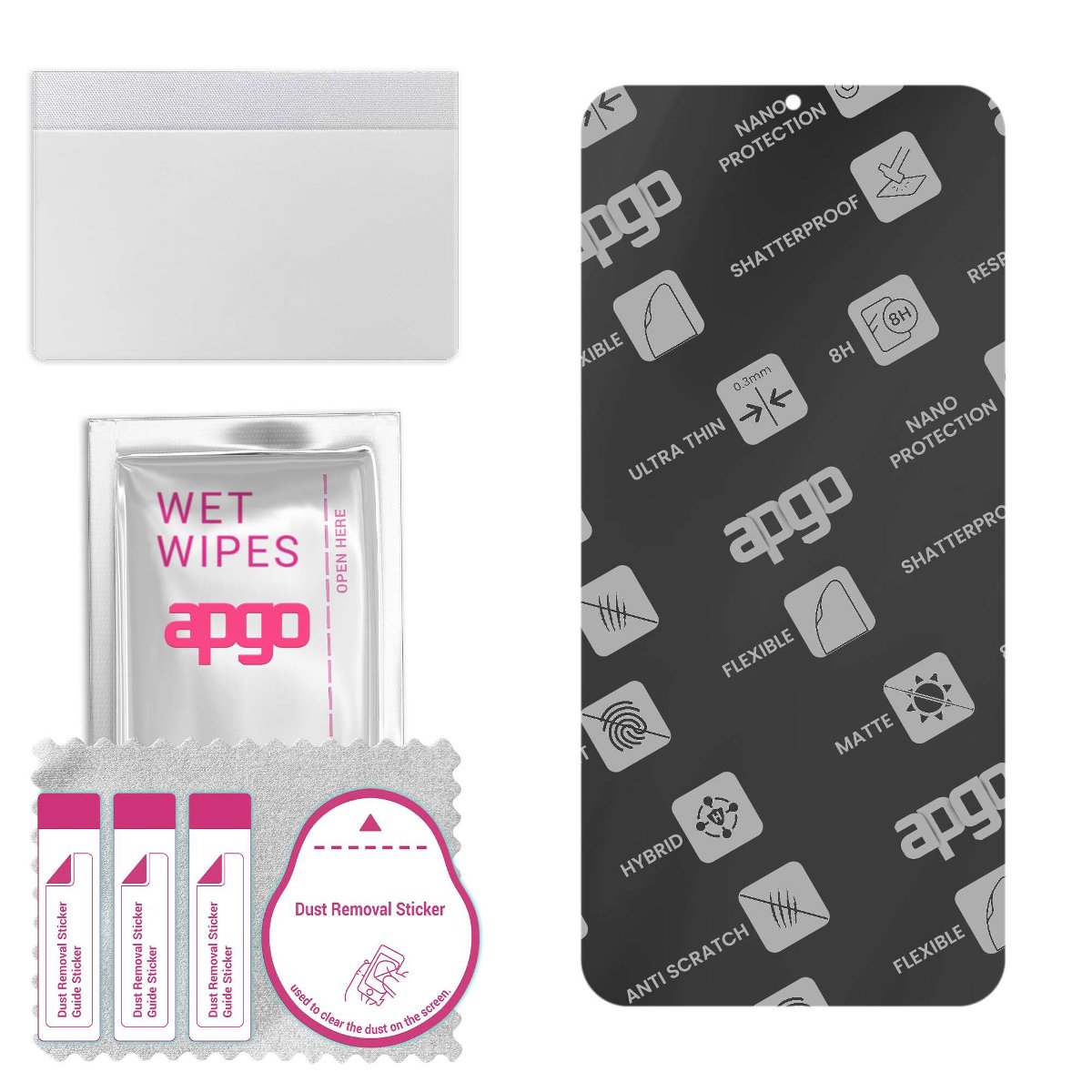 Szkło hybrydowe MATOWE do Doogee Y9 Plus