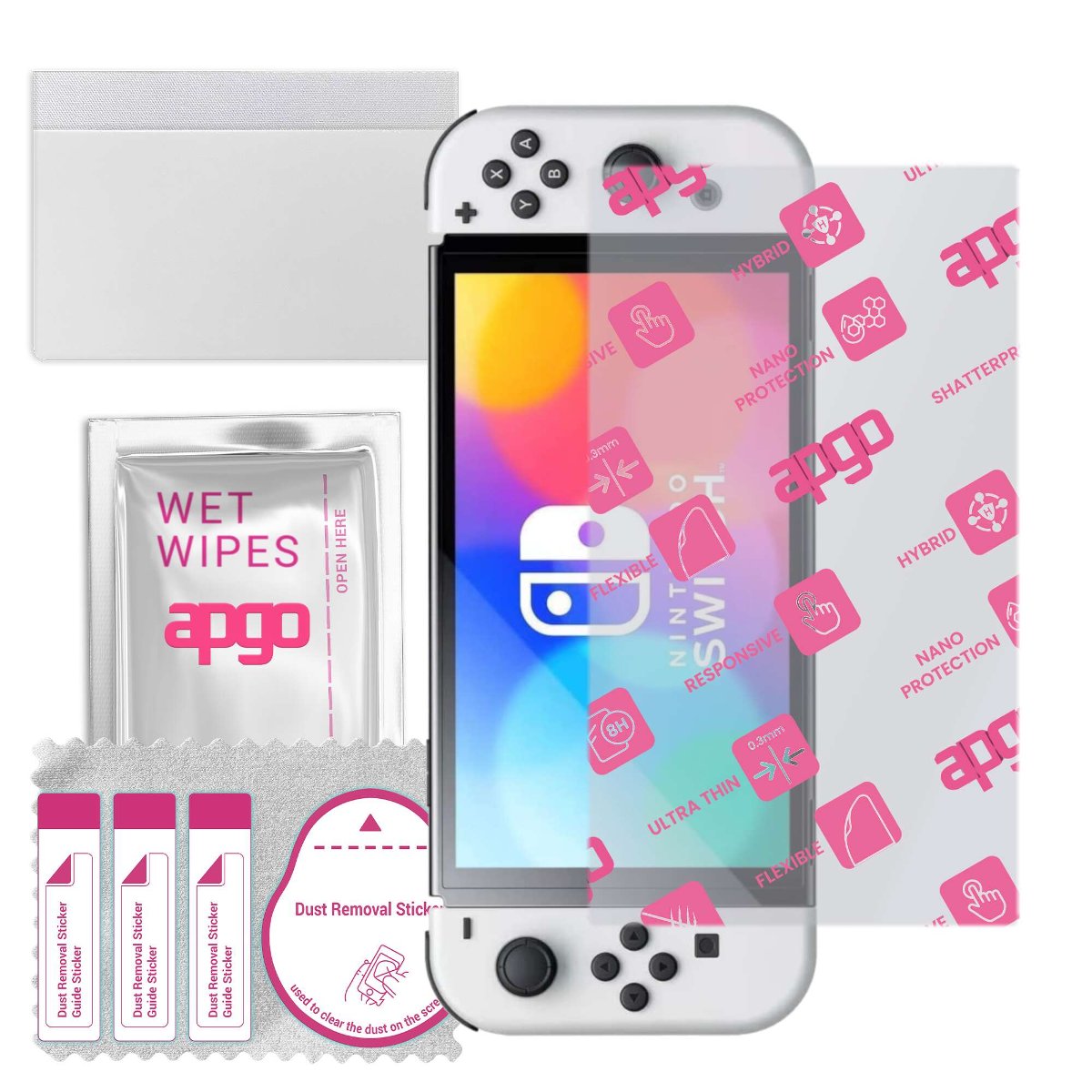 Szkło hybrydowe do Nintendo Switch Oled