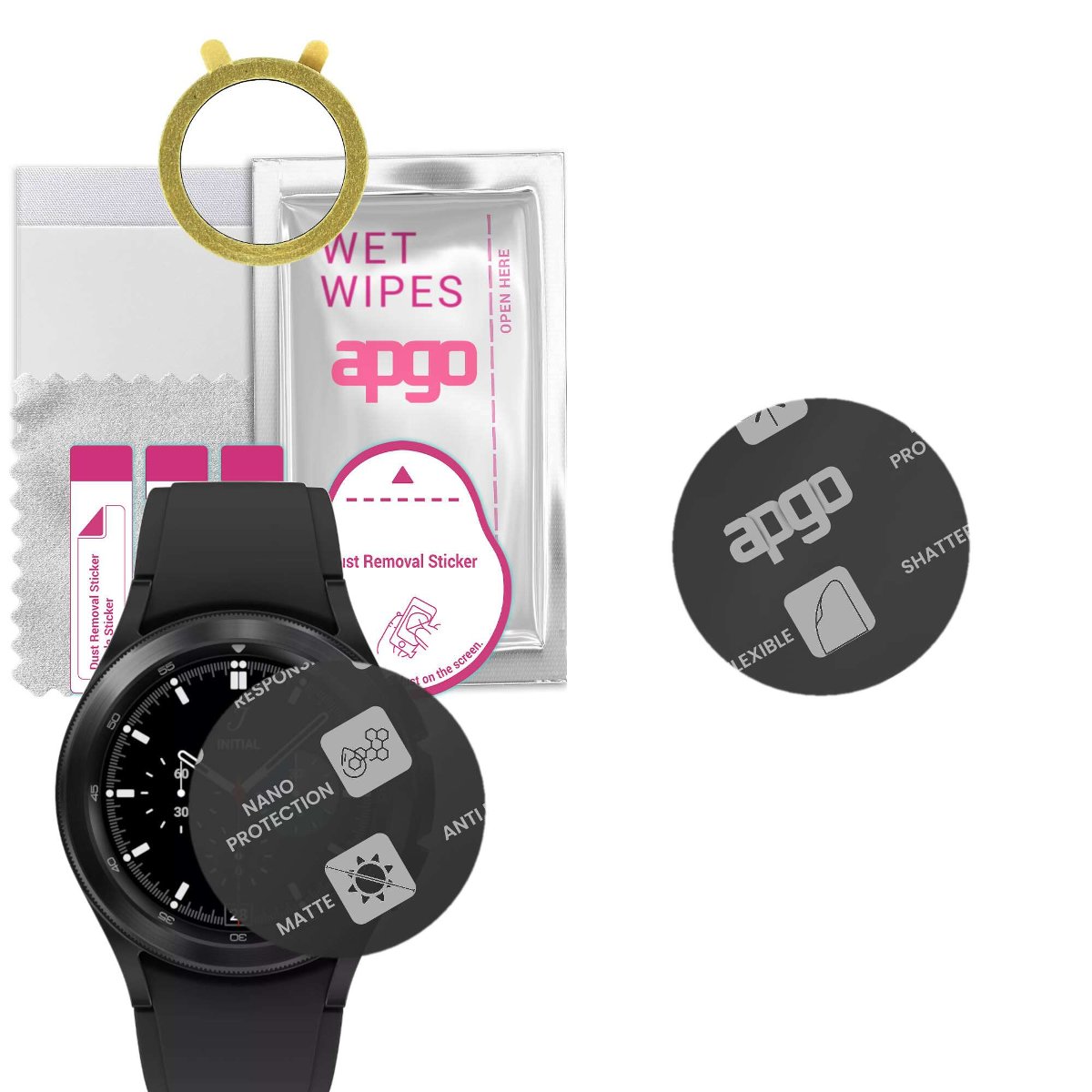 1x Szkło Hybrydowe MATOWE do Samsung Galaxy Watch4 Classic 42mm