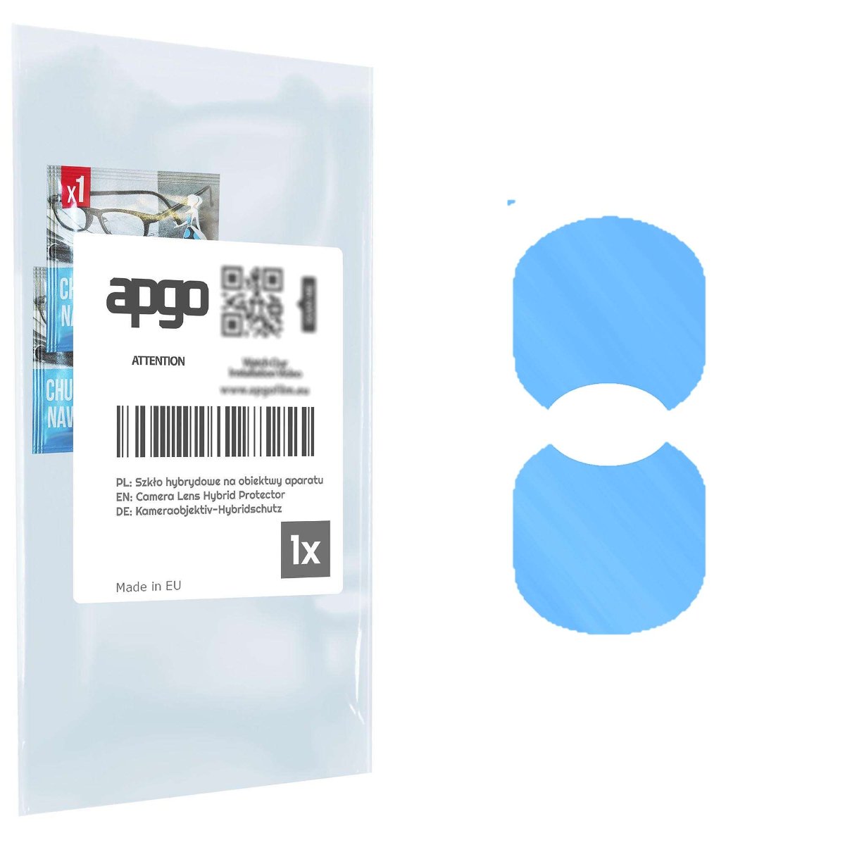 1x Szkło hybrydowe na aparat obiektyw kamerę 9H do Honor 90 Lite - apgo hybrid Camera Lens Protector