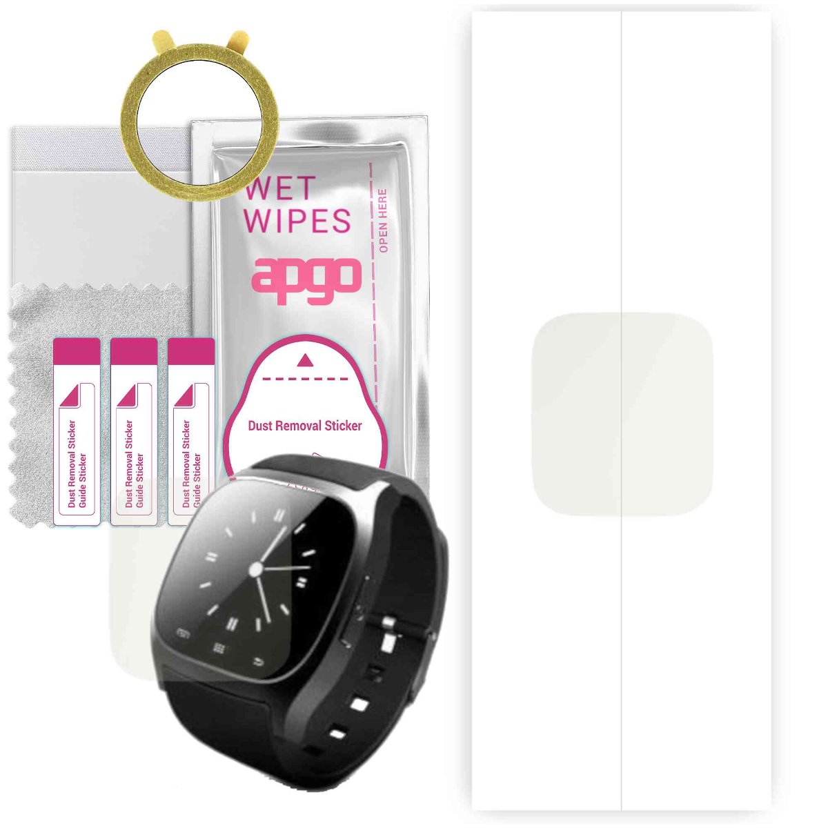 1x Folia hydrożelowa MATOWA do Lark Soul - apgo Smartwatch Hydrogel MATTE Protection Ochrona na ekran smartwatcha