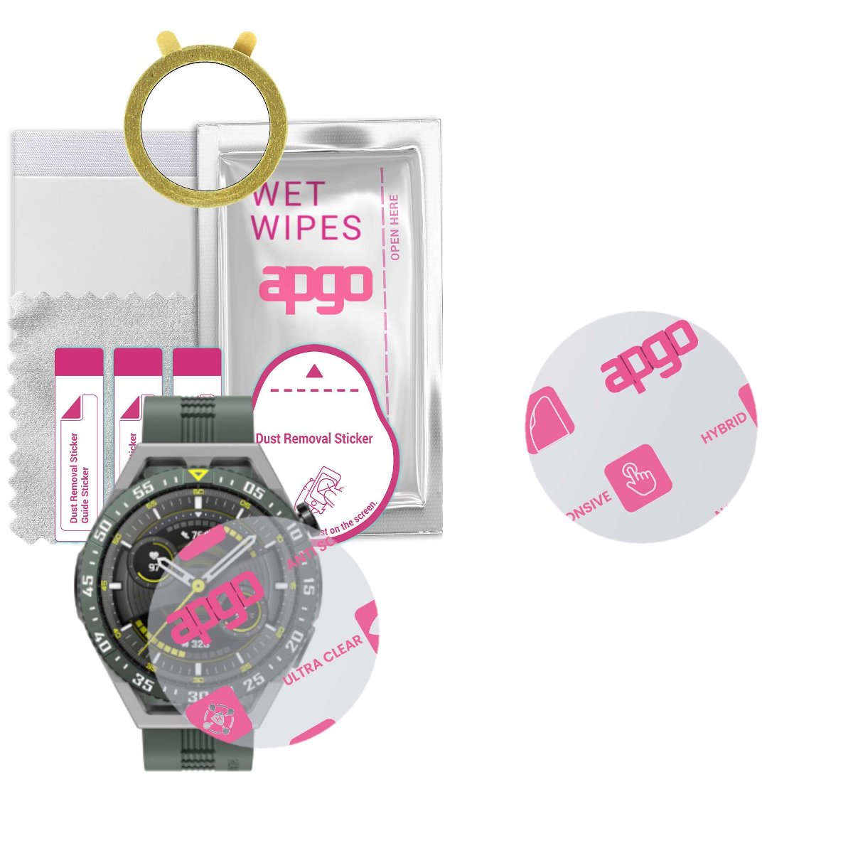 1x Szkło Hybrydowe do Huawei Watch GT 3 SE