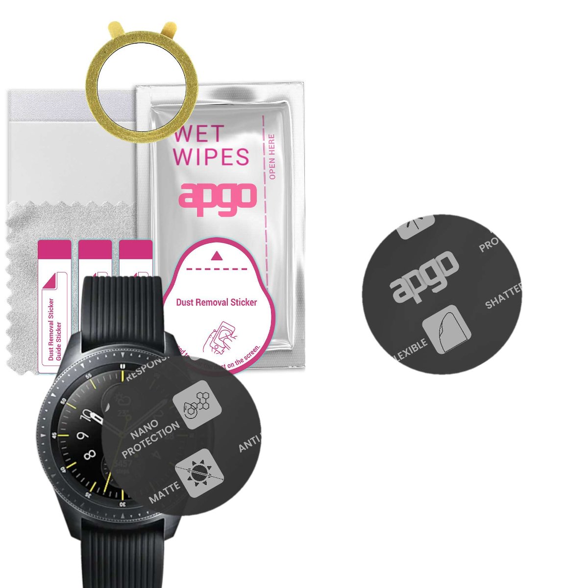 1x Szkło Hybrydowe MATOWE do Samsung Galaxy Watch 42MM