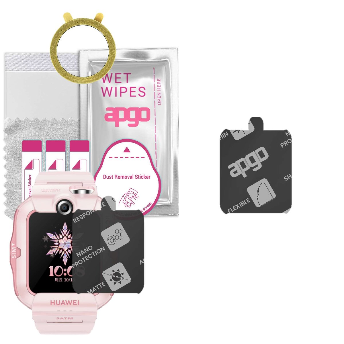 1x Szkło Hybrydowe MATOWE do Huawei Children's Watch 4X