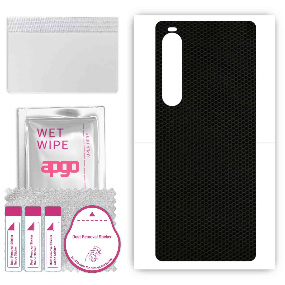 Folia naklejka skórka strukturalna na TYŁ do Sony Xperia 10 V -  Matrix - apgo SKINS