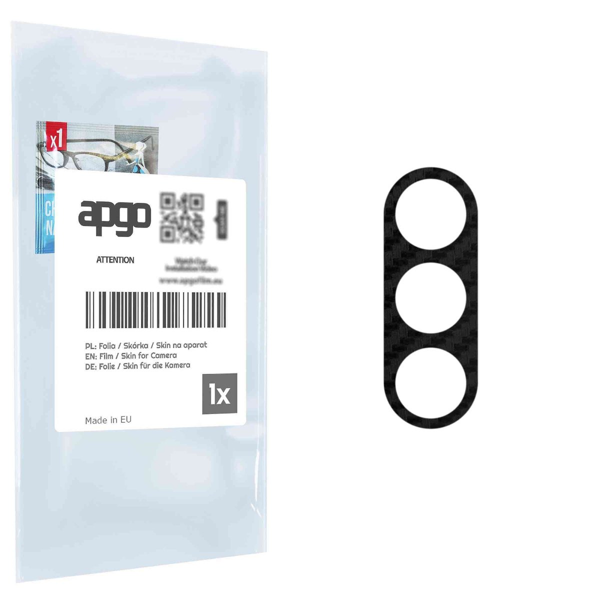 Folia naklejka skórka strukturalna na wyspę aparatu do Sony Xperia 10 V - różne kolory na kamerę, obiektyw apgo SKINS Lens Protector