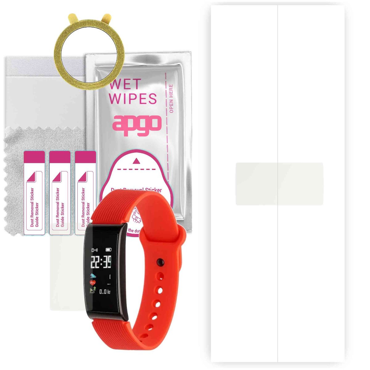 1x Folia hydrożelowa MATOWA do Garett Women Tina  - apgo Smartwatch Hydrogel MATTE Protection Ochrona na ekran smartwatcha