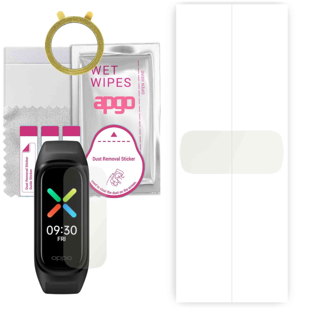 1x Folia hydrożelowa MATOWA do Oppo Band - apgo Smartwatch Hydrogel MATTE Protection Ochrona na ekran smartwatcha