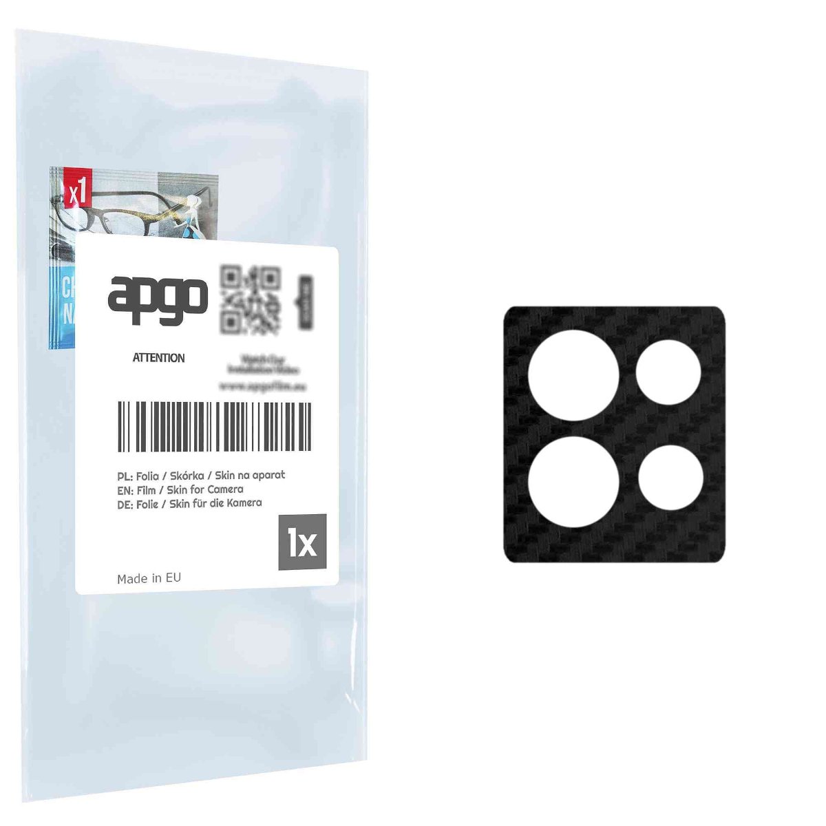 Folia naklejka skórka strukturalna na wyspę aparatu do Infinix Note 30 VIP - różne kolory na kamerę, obiektyw apgo SKINS Lens Protector