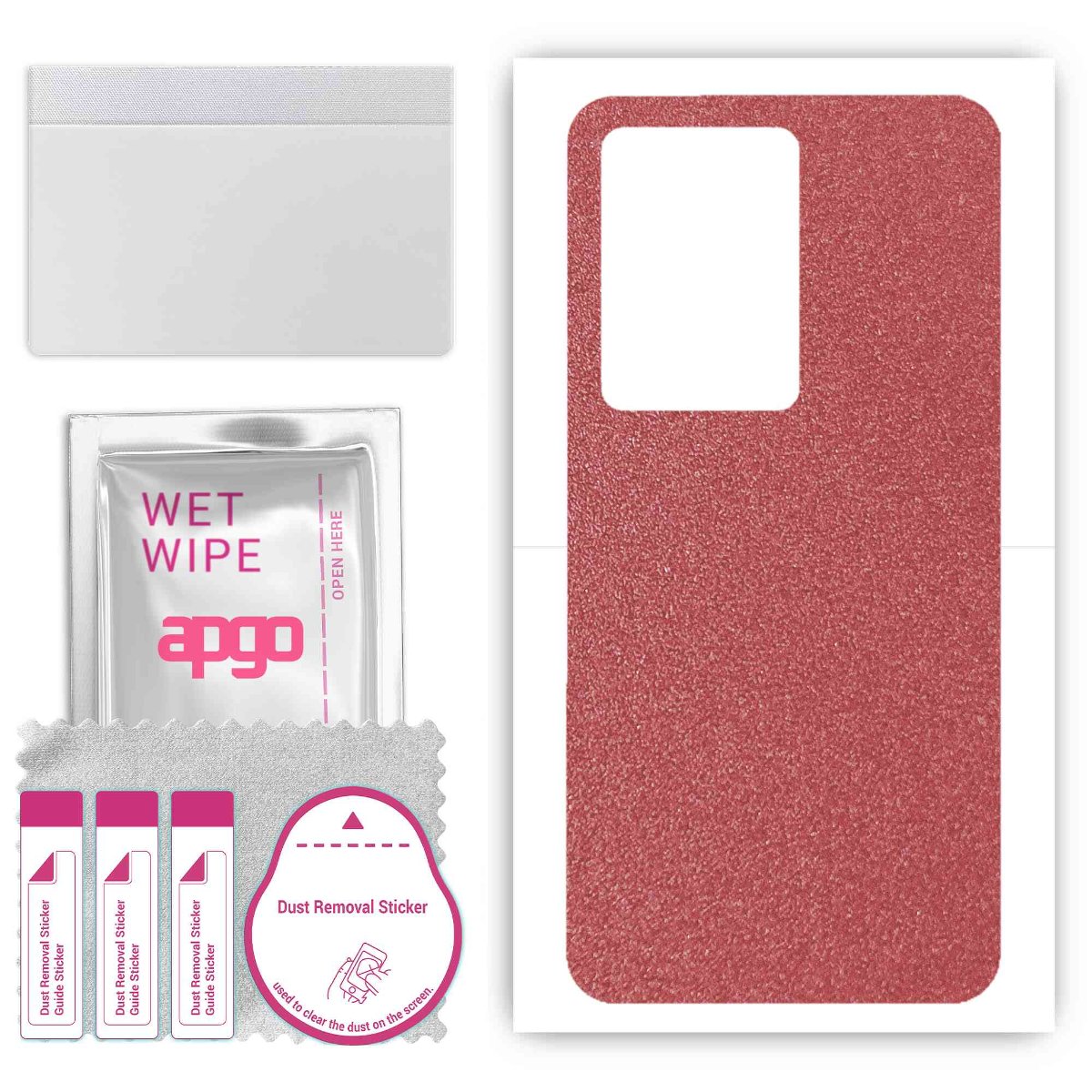 Folia naklejka skórka strukturalna na TYŁ do ZTE Blade A72s -  Różowy Pastel Matowy - apgo SKINS