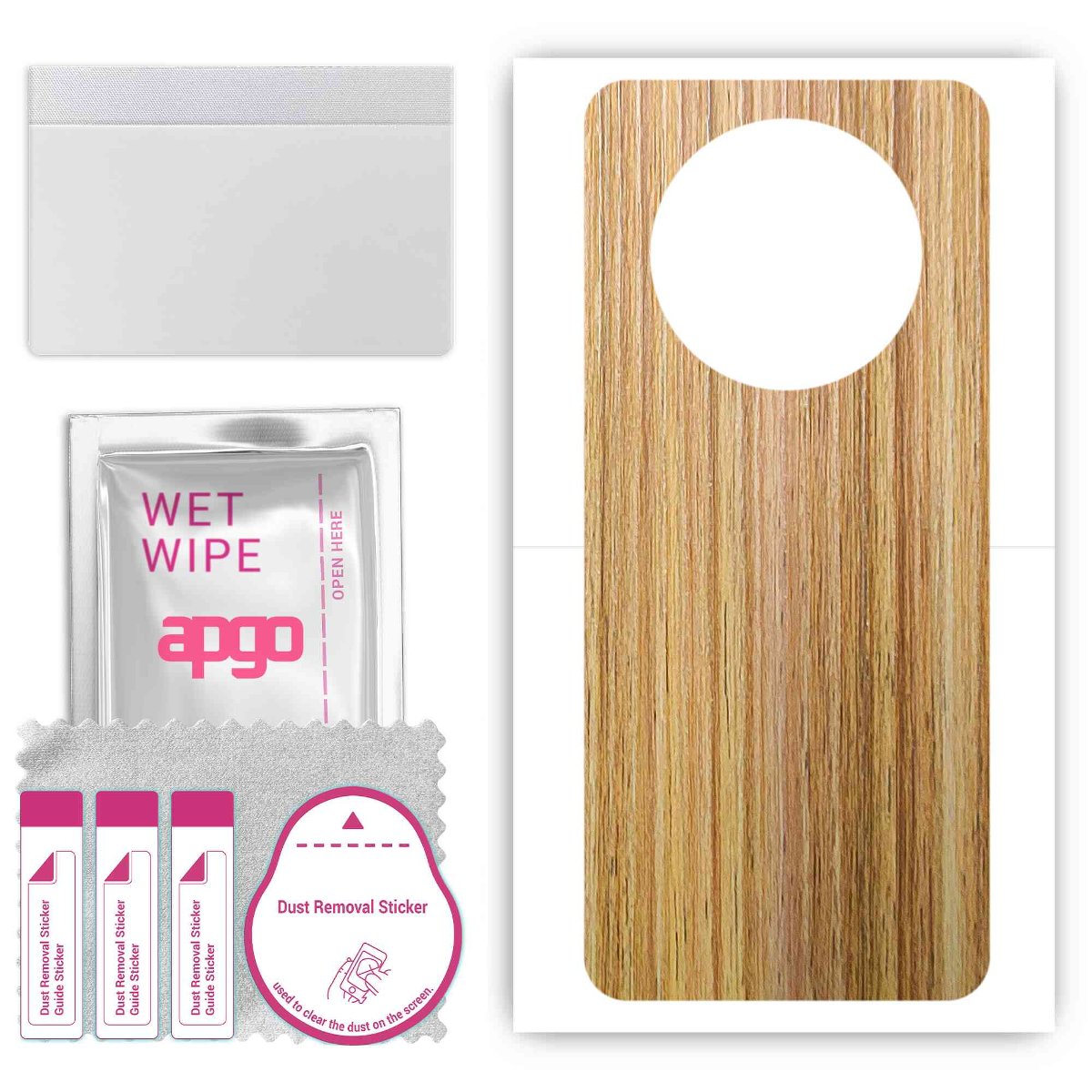 Folia naklejka skórka strukturalna na TYŁ do Huawei Nova Y91 -  Drewno Dąb Miodowy - apgo SKINS