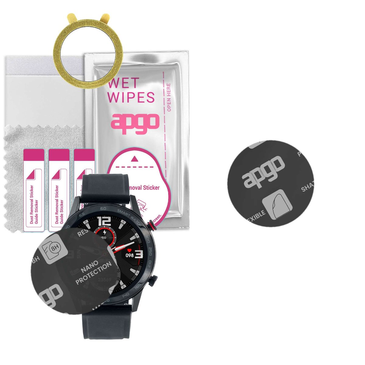 1x Szkło Hybrydowe MATOWE do Watchmark Fashionwatch WDT95