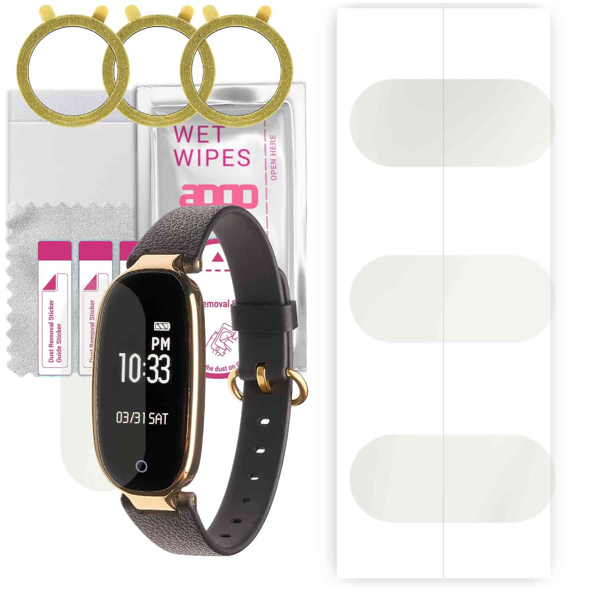 3x Folia hydrożelowa MATOWA do Garett Women Diana - apgo Smartwatch Hydrogel MATTE Protection Ochrona na ekran smartwatcha