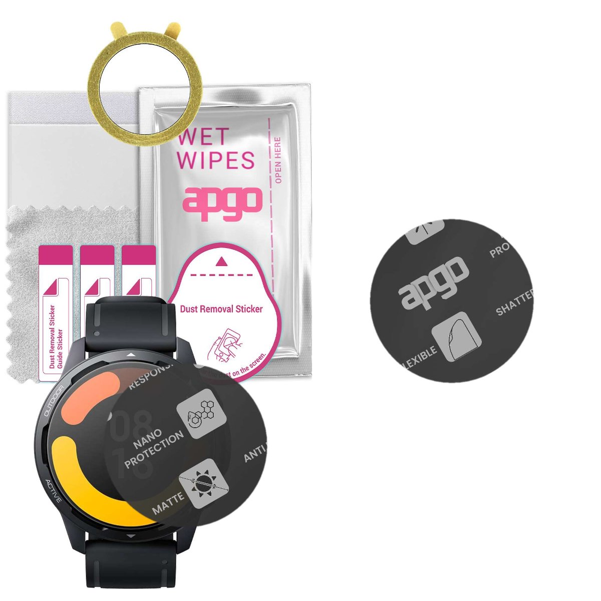 1x Szkło Hybrydowe MATOWE do Xiaomi Watch S1 Active