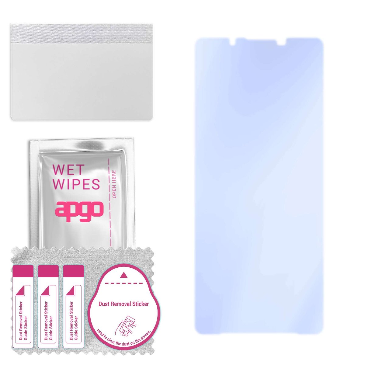 Szkło ochronne na ekran Hybrydowe 9H zamiennik hartowanego do Sony Xperia 5 V - apgo PRO Flexible Hybrid Glass nie pękające