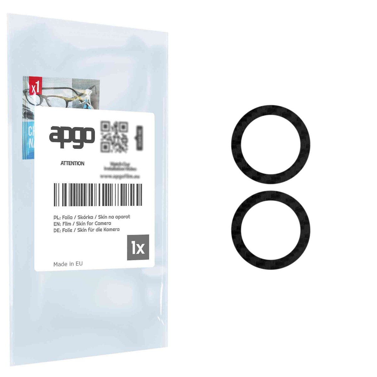 Folia naklejka skórka strukturalna na wyspę aparatu do ZTE Blade V40 Design - różne kolory na kamerę, obiektyw apgo SKINS Lens Protector