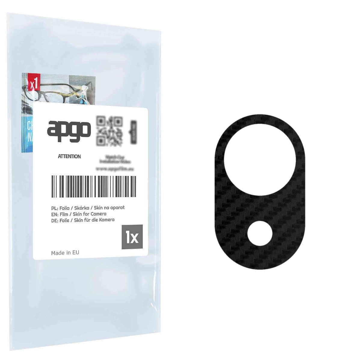 Folia naklejka skórka strukturalna na wyspę aparatu do Alcatel 1 (2022) - różne kolory na kamerę, obiektyw apgo SKINS Lens Protector