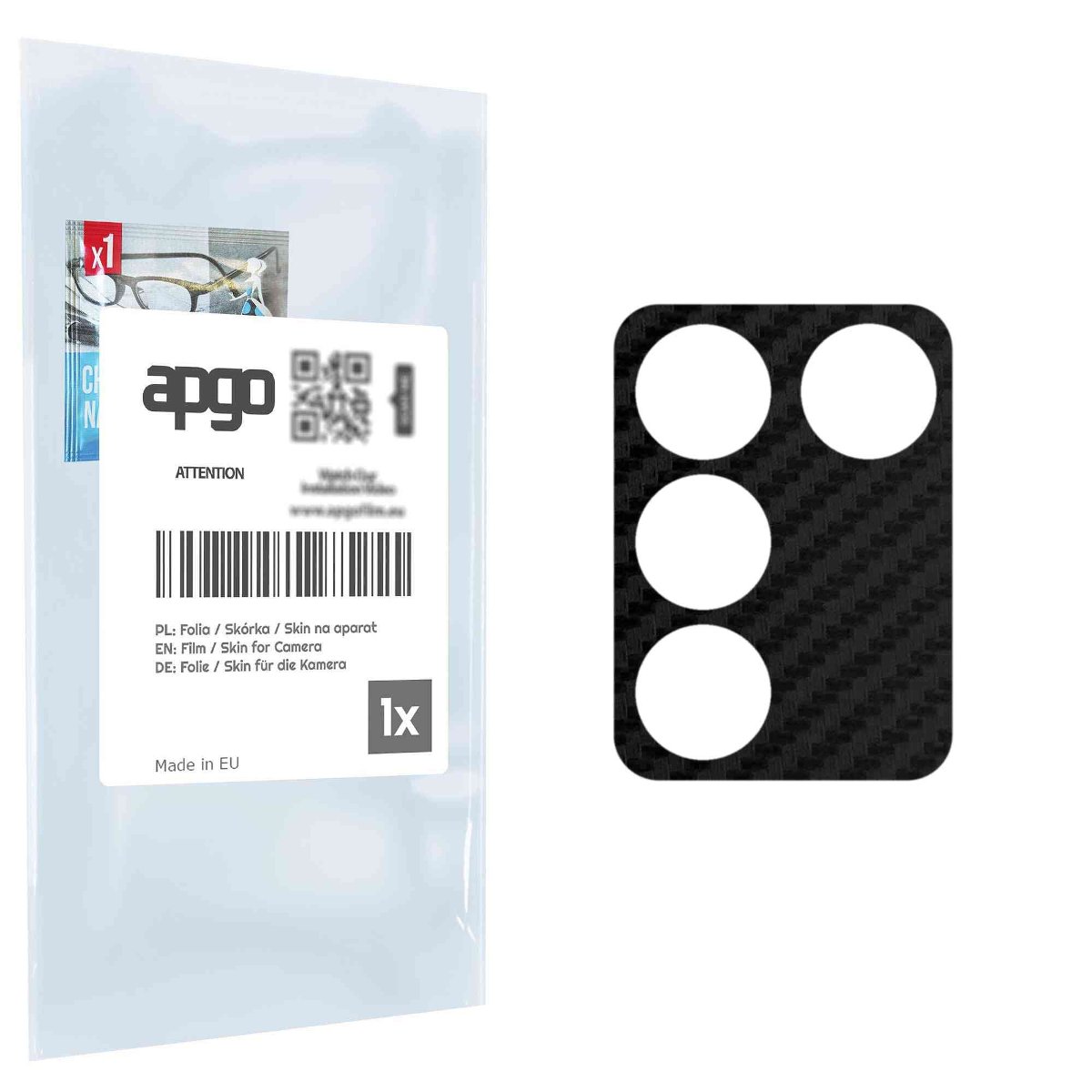 Folia naklejka skórka strukturalna na wyspę aparatu do Infinix Smart 5A - różne kolory na kamerę, obiektyw apgo SKINS Lens Protector