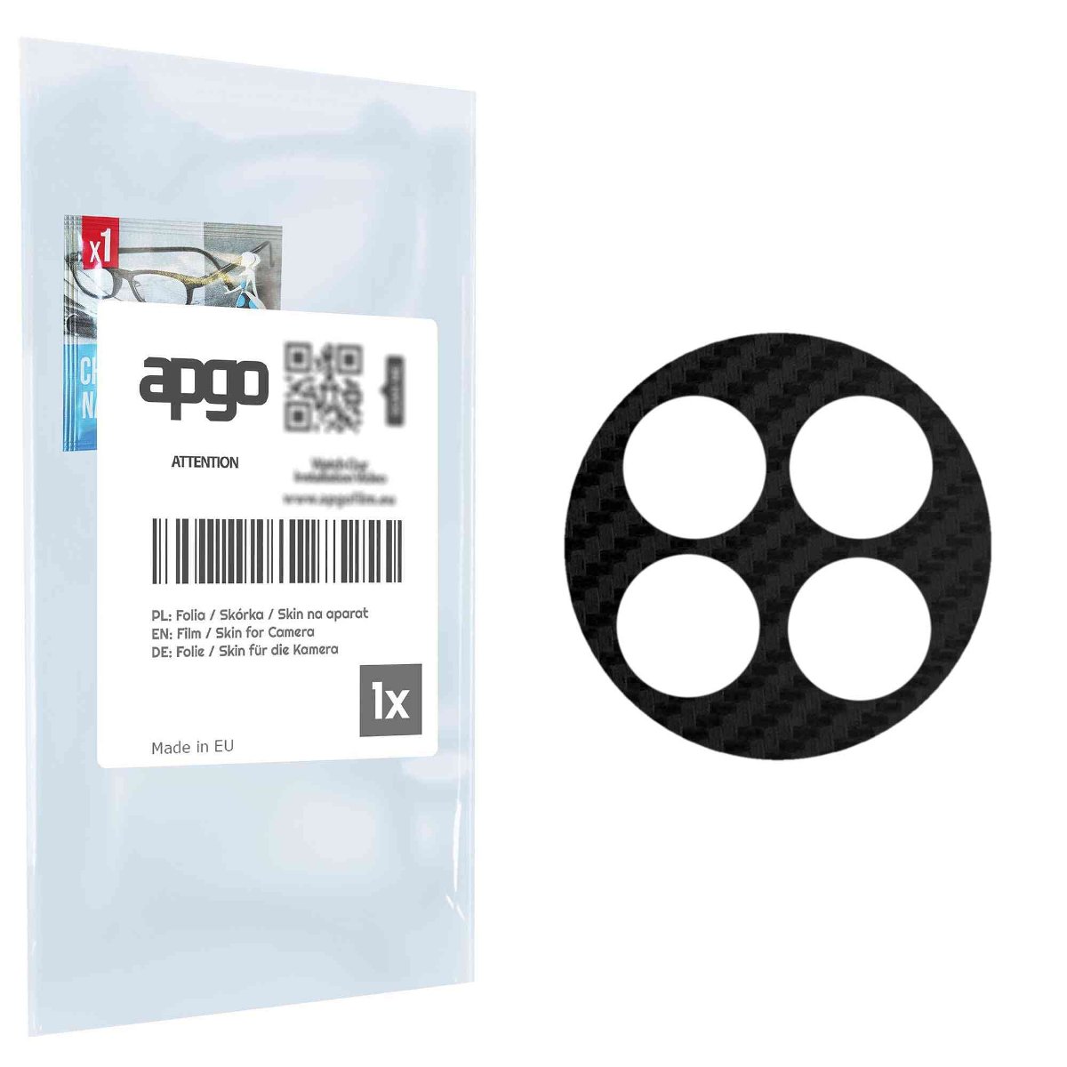 Folia naklejka skórka strukturalna na wyspę aparatu do OnePlus 11 5G - różne kolory na kamerę, obiektyw apgo SKINS Lens Protector