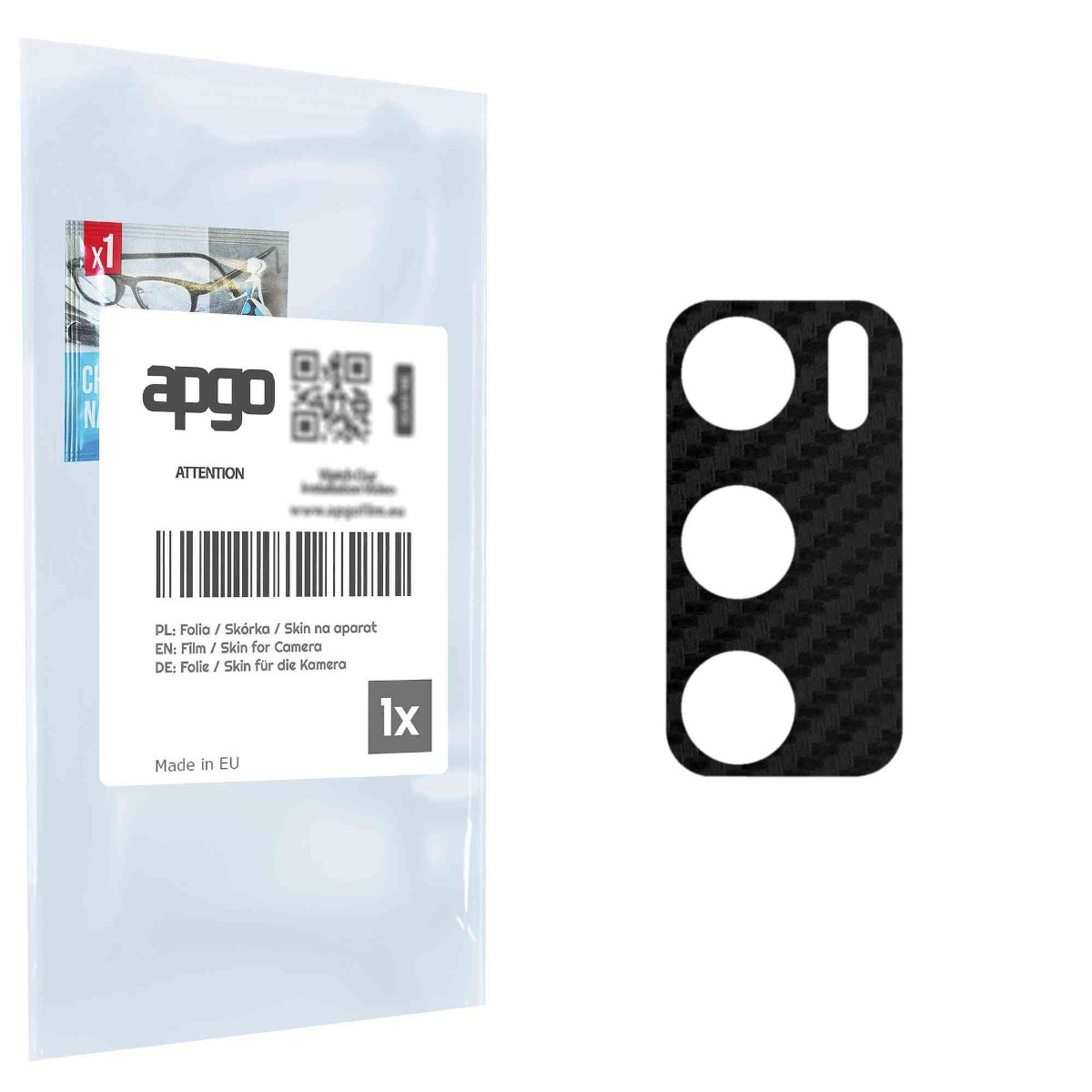 Folia naklejka skórka strukturalna na wyspę aparatu do Alcatel 5H Plus - różne kolory na kamerę, obiektyw apgo SKINS Lens Protector