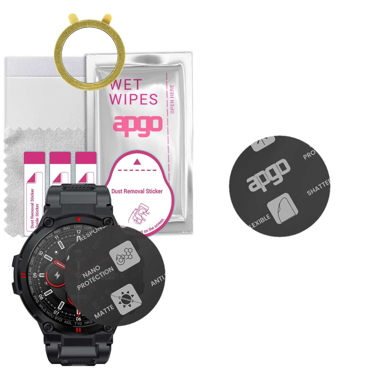 1x Szkło Hybrydowe MATOWE do Smartwatch K22