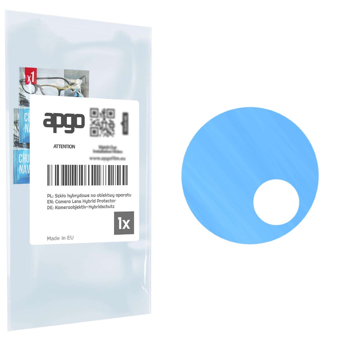 1x Szkło hybrydowe na aparat obiektyw kamerę 9H do OnePlus 11 5G - apgo hybrid Camera Lens Protector