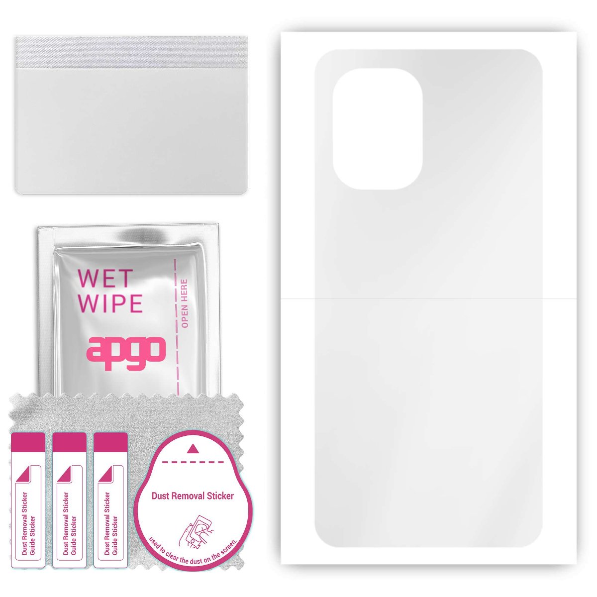 Folia hydrożelowa naklejka przezroczysta na TYŁ do HTC WildFire E Plus - apgo hydrogel TPU