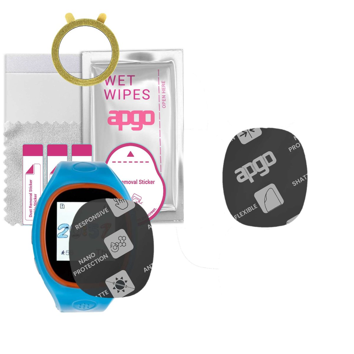 1x Szkło Hybrydowe MATOWE do Garett Kids 3