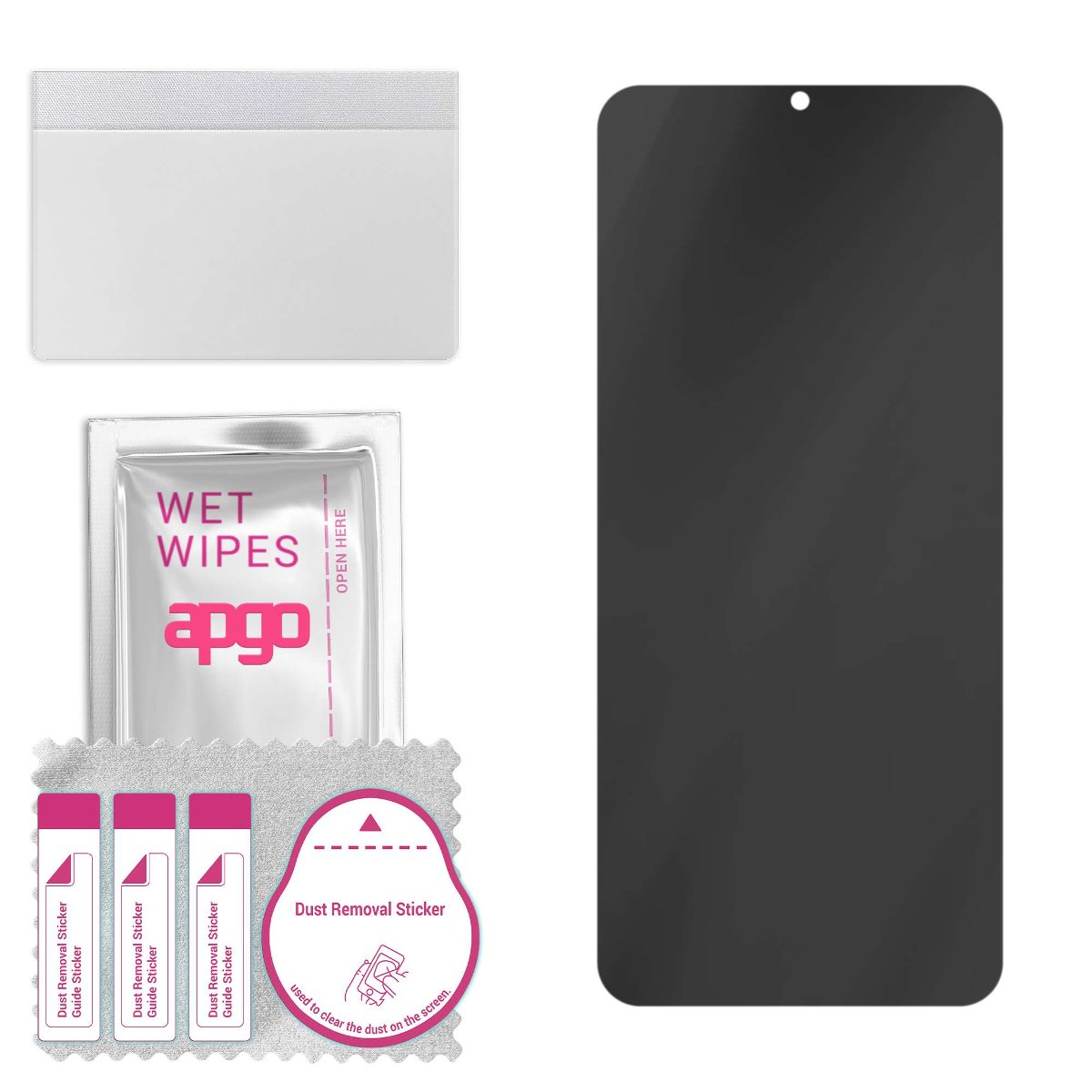 Filtr prywatyzujący Privacy 7H do Vivo T2 5G - apgo Flexible Glass niepękający