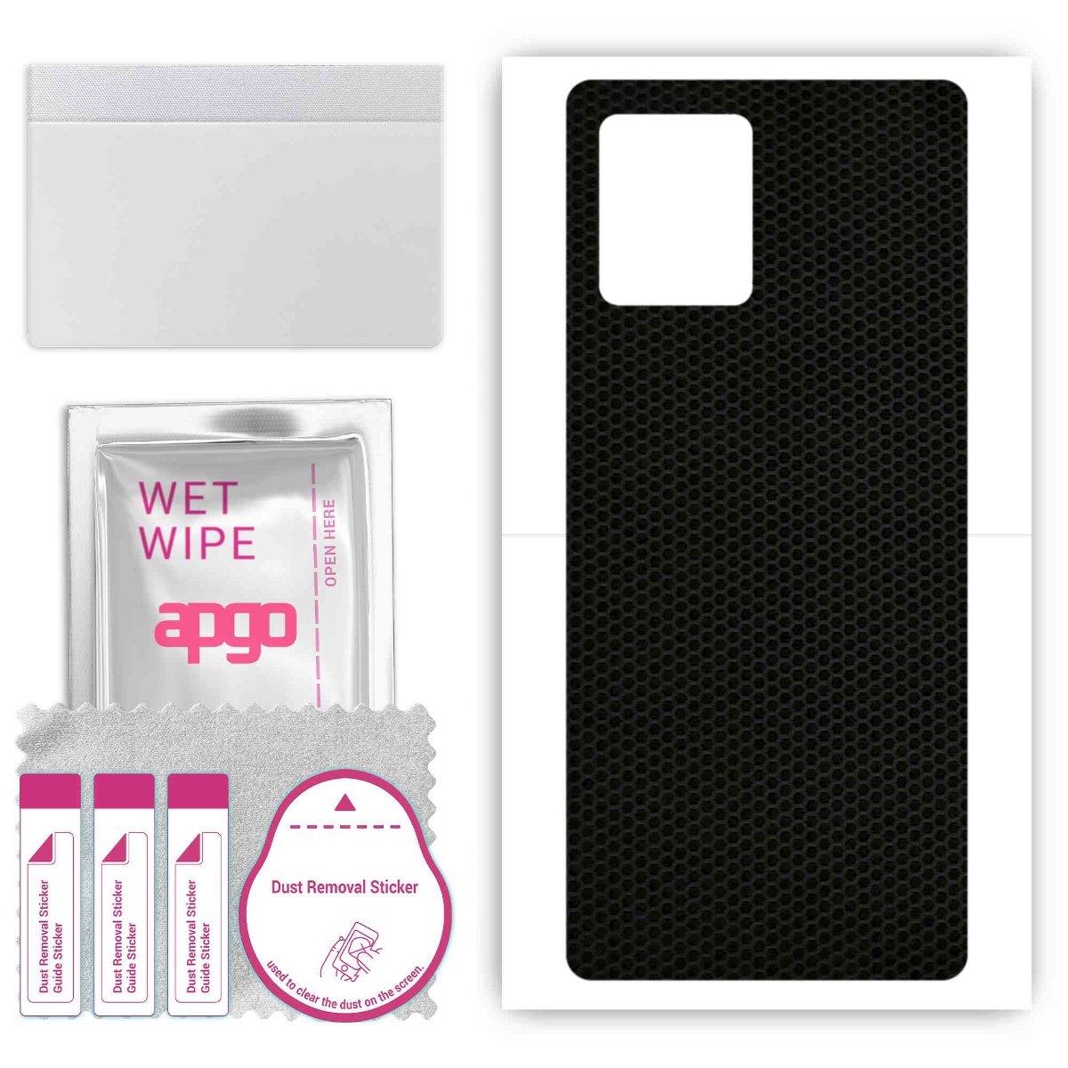 Folia naklejka skórka strukturalna na TYŁ do Xiaomi Redmi Note 12R Pro -  Matrix - apgo SKINS