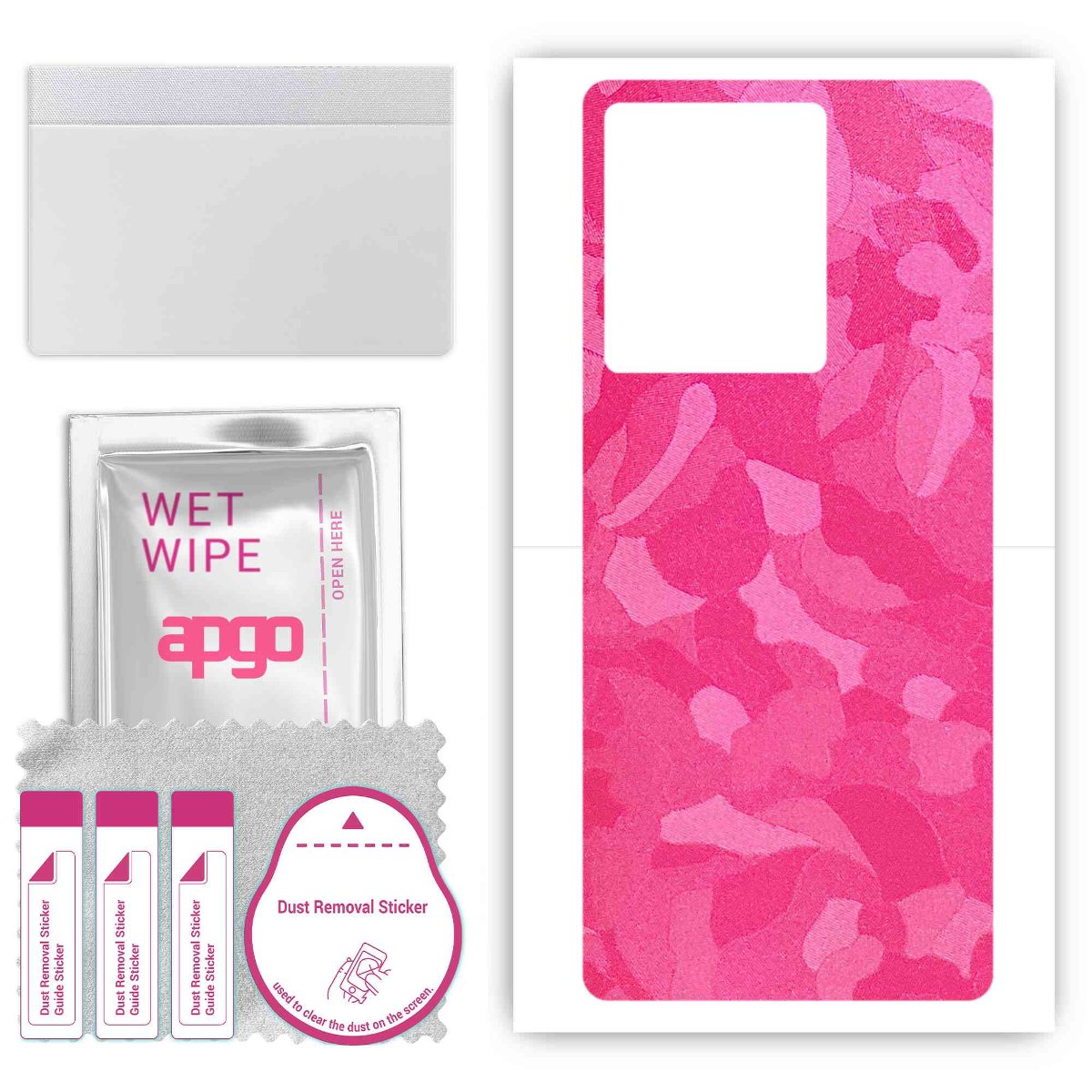 Folia naklejka skórka strukturalna na TYŁ do Vivo S15E -  Moro | Camo Różowy - apgo SKINS