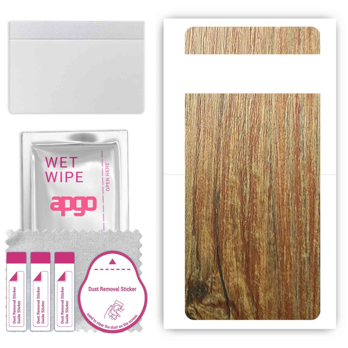 Folia naklejka skórka strukturalna na TYŁ do Google Pixel 7A -  Drewno Sosna Antyczna - apgo SKINS