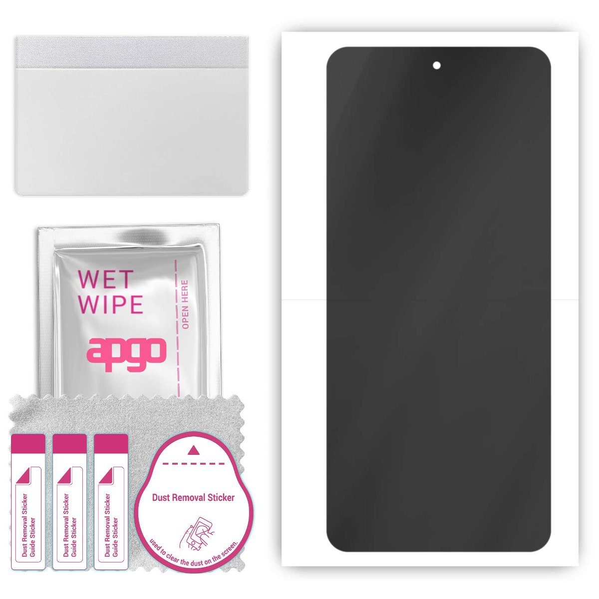 Folia ochronna hydrożelowa PRYWATYZUJĄCA na ekran do Alcatel 5H Plus -  na cały ekran apgo Hydrogel Privacy 5D Full Glue