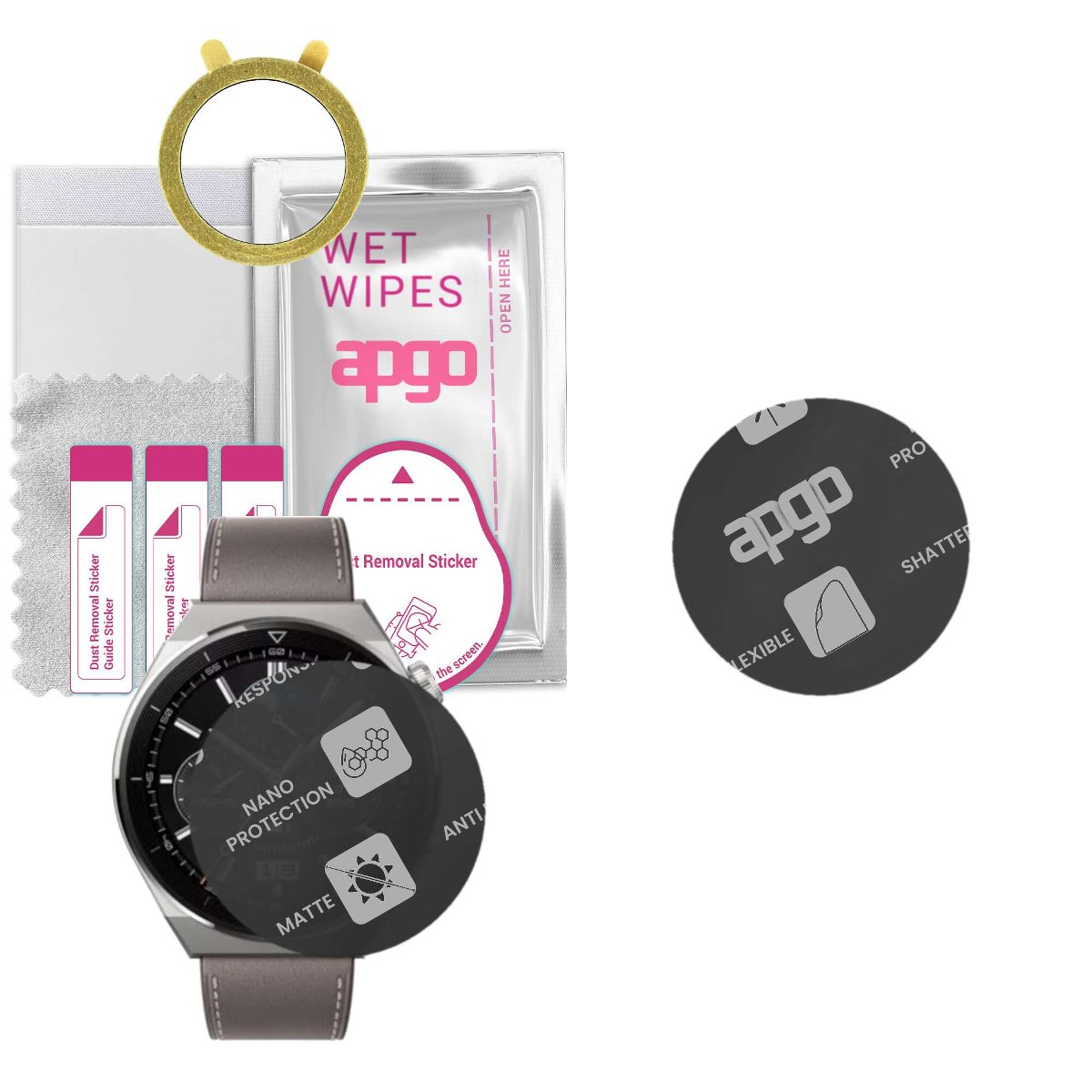 1x Szkło Hybrydowe MATOWE do Huawei Watch GT 3 Pro 46mm