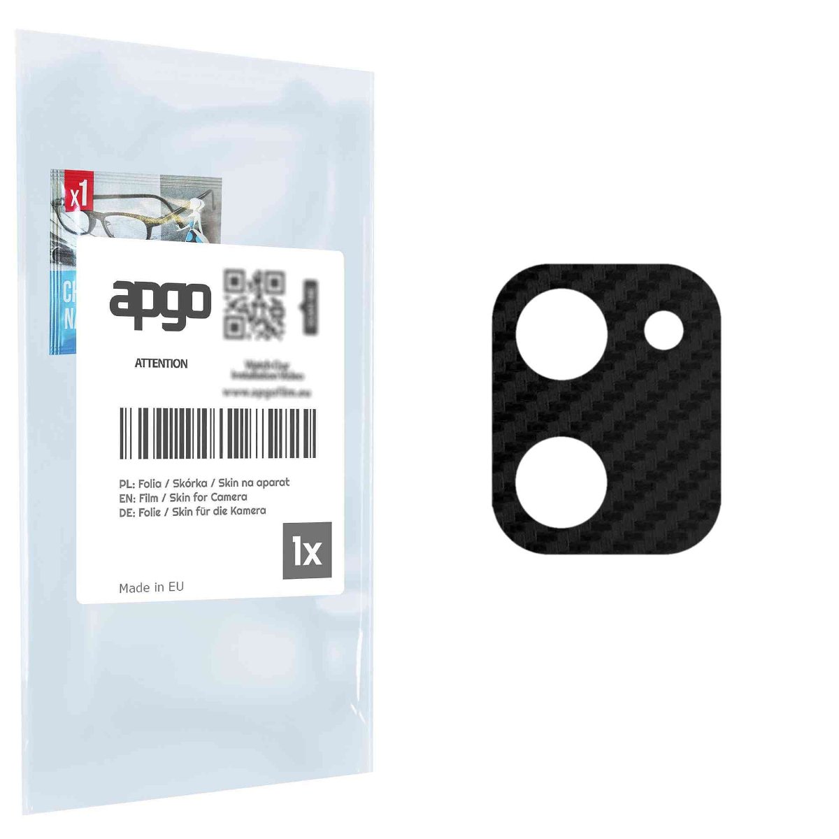 Folia naklejka skórka strukturalna na wyspę aparatu do HTC WildFire E Plus - różne kolory na kamerę, obiektyw apgo SKINS Lens Protector