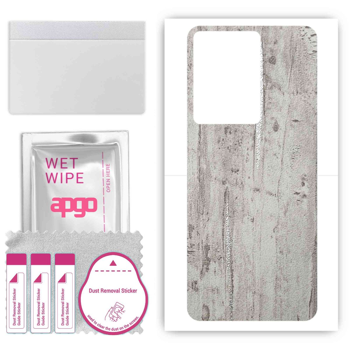 Folia naklejka skórka strukturalna na TYŁ do Vivo IQOO Z7 -  Beton Srebrne Paski - apgo SKINS