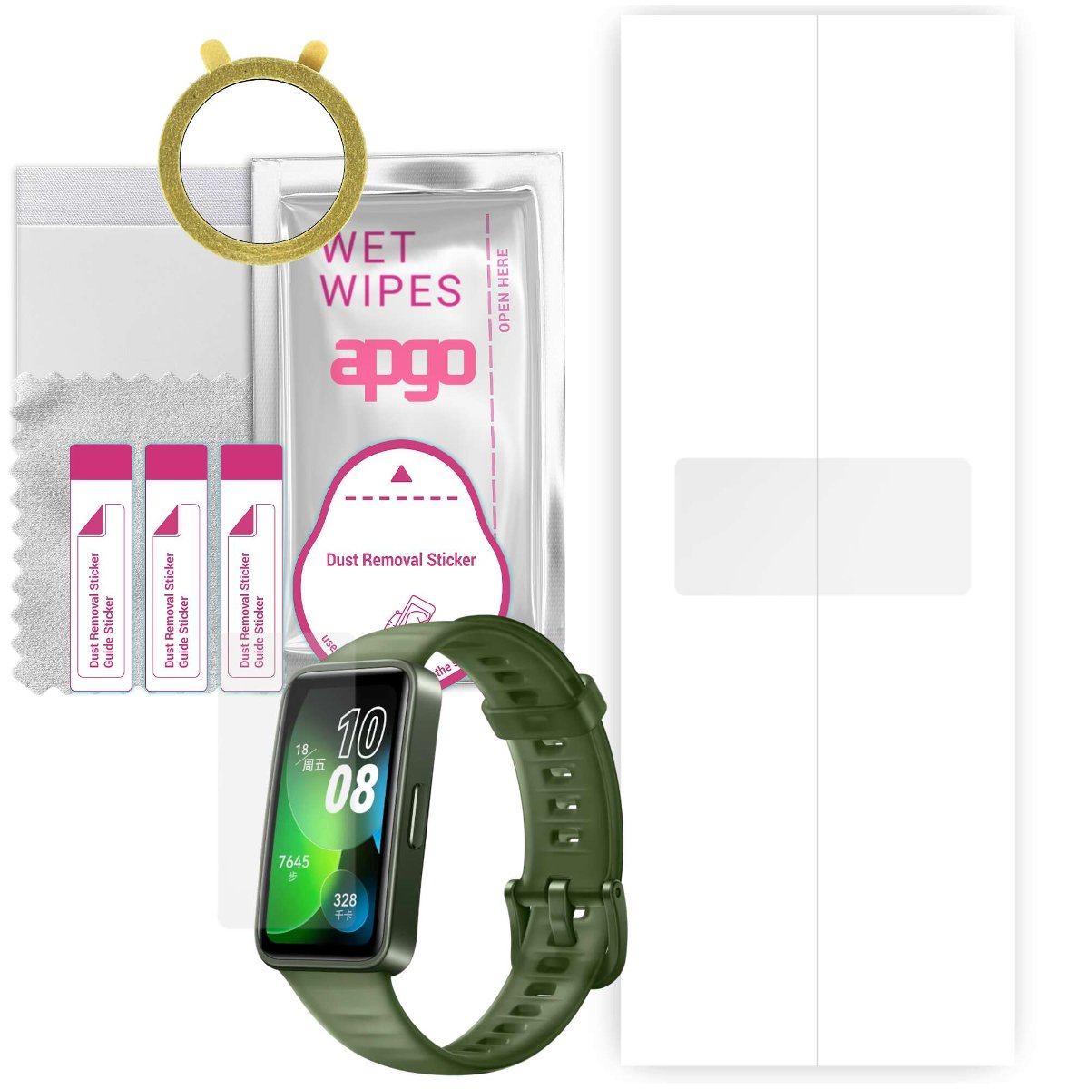 1x Folia hydrożelowa do Huawei Band 8 - apgo Smartwatch Hydrogel Protection Ochrona na ekran smartwatcha